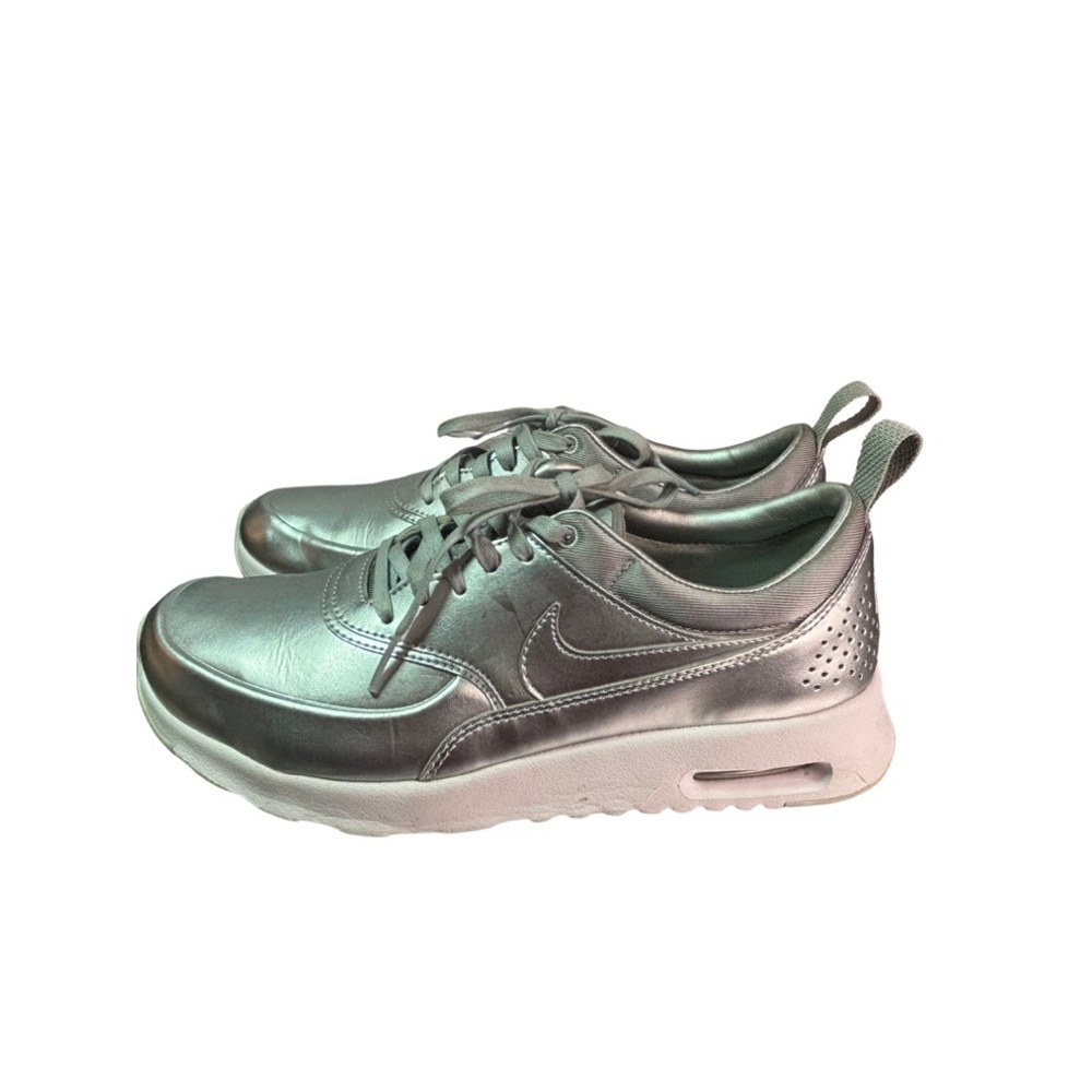 Nike Air Max Metallic Leather Sneakers - Size 8.5